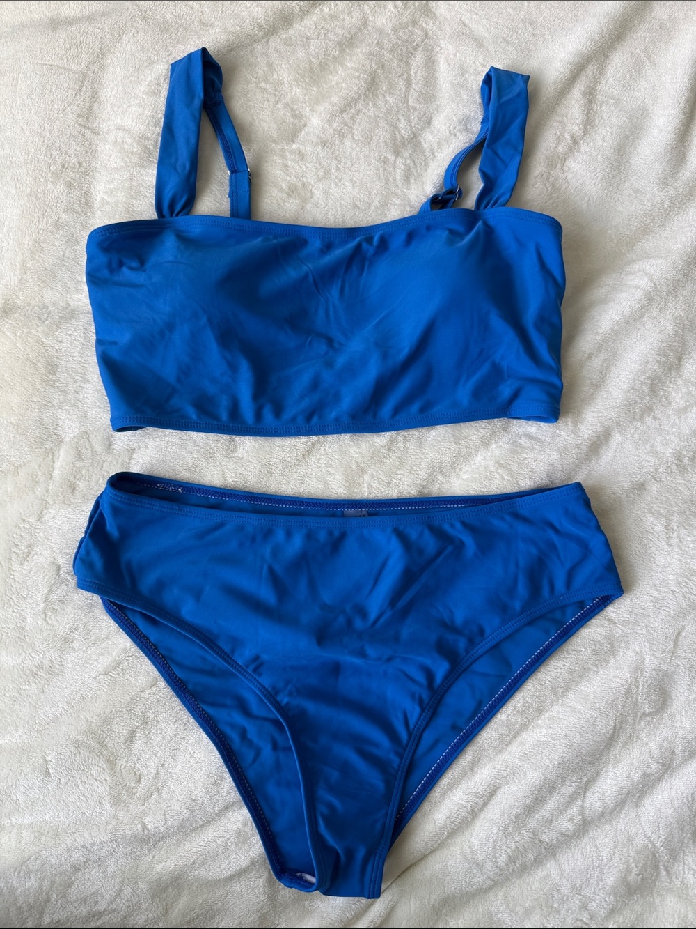 Bright Blue Two-Piece Bikini Set